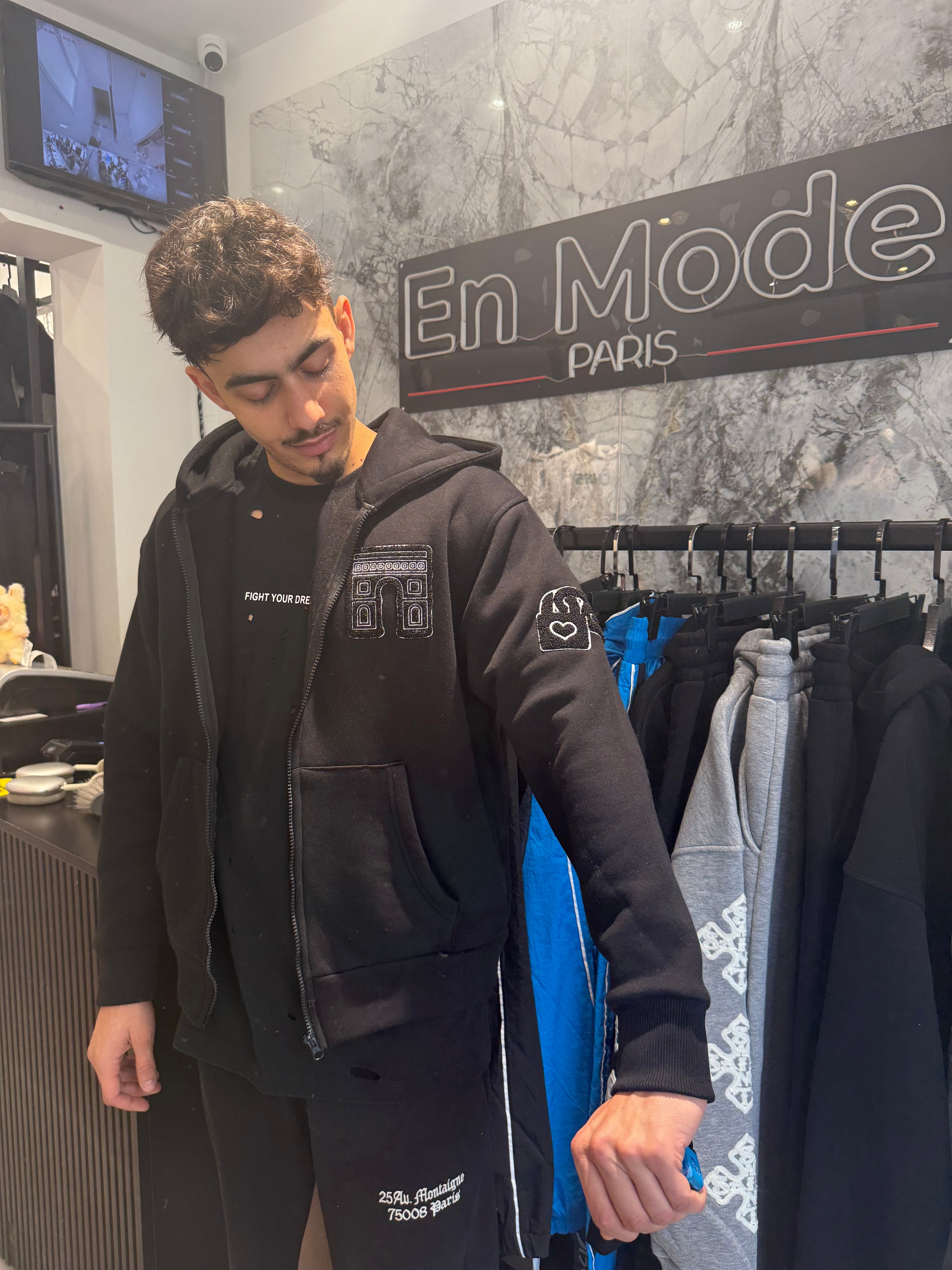 Gillet Mona Lisa Noir Paris