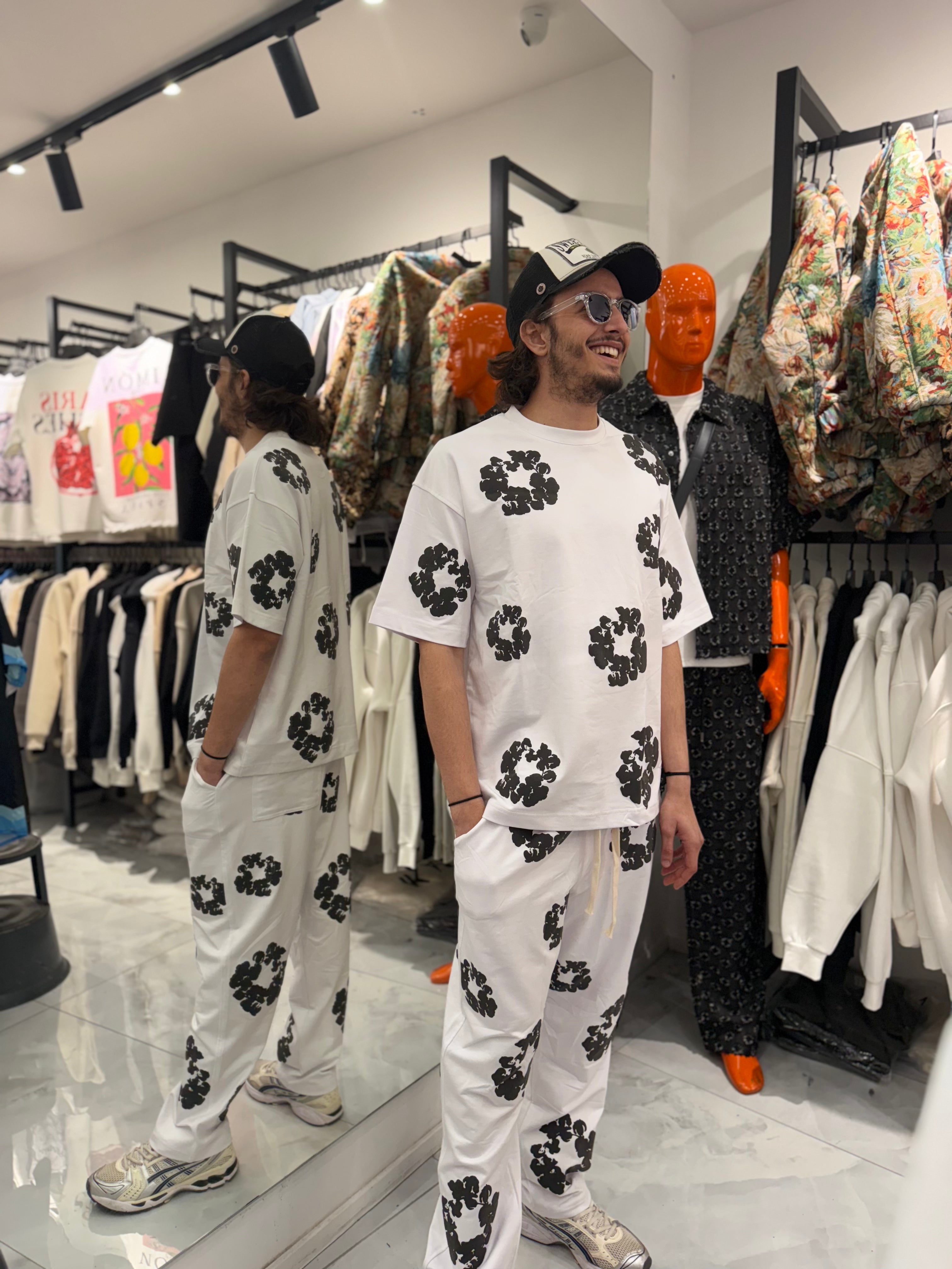 Ensemble Fleurs Blanc Summer