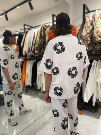 Ensemble Fleurs Blanc Summer