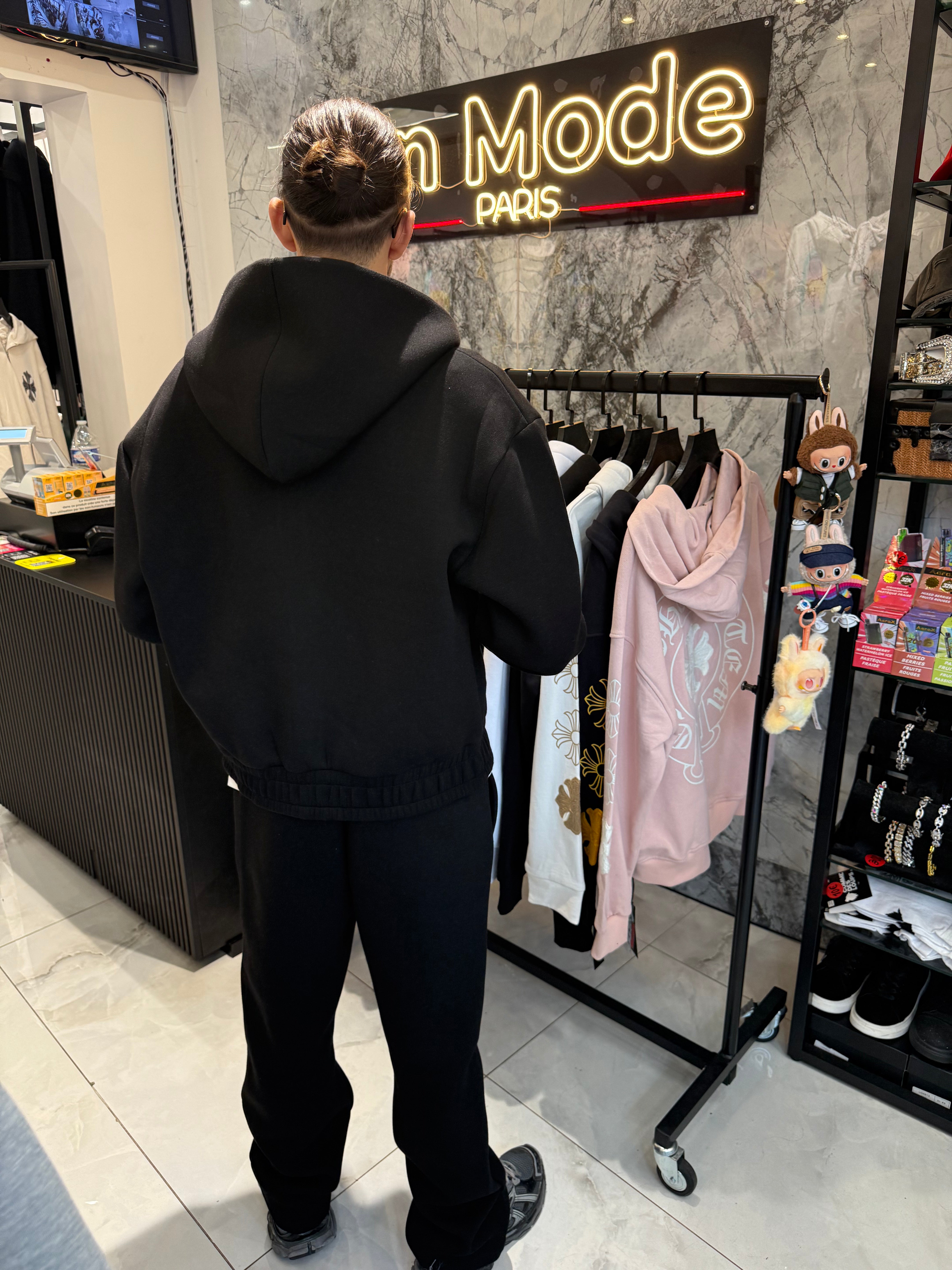 Ensemble Croped Eiffel Noir