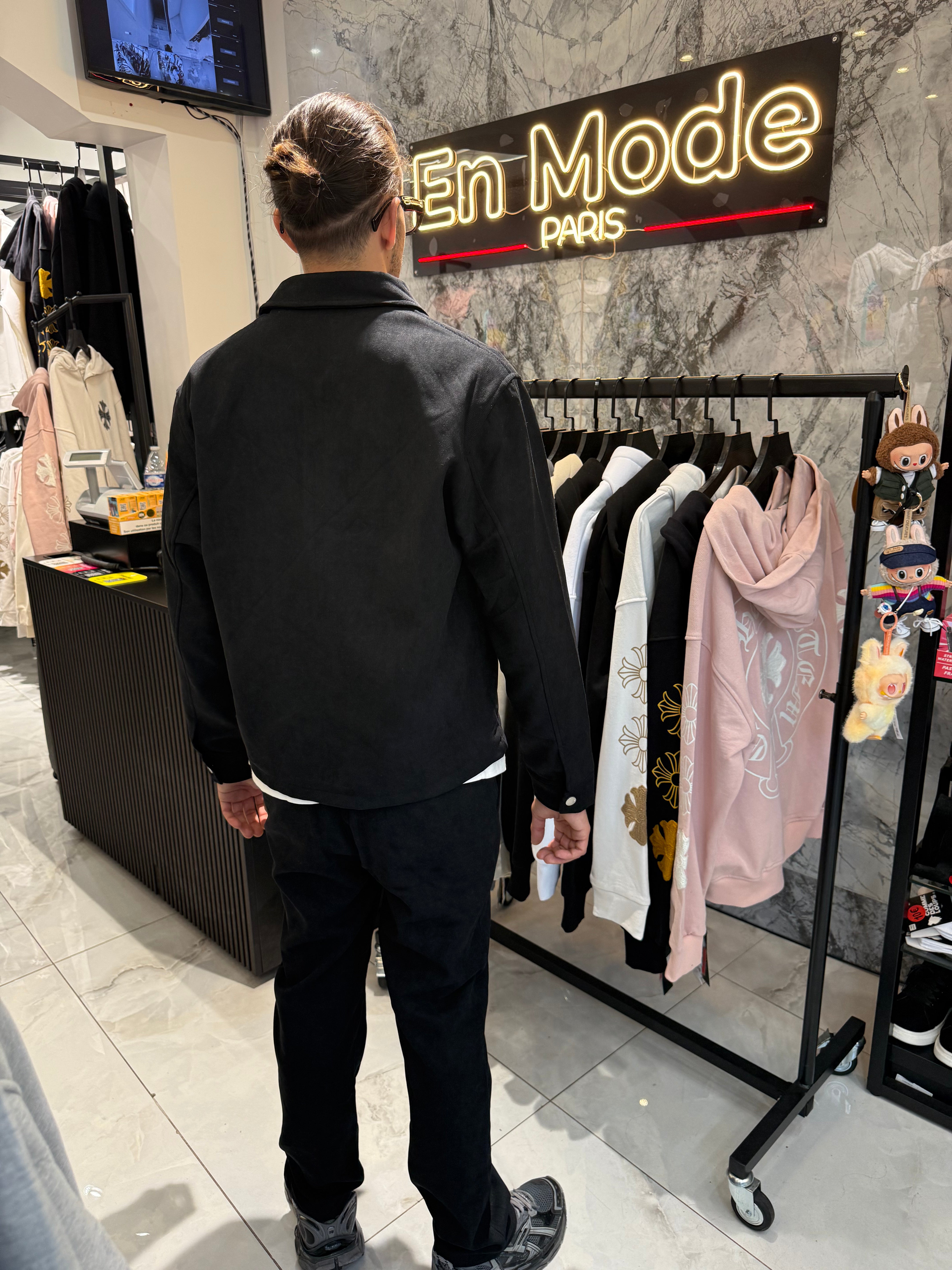 Ensemble Terry Noir Daim