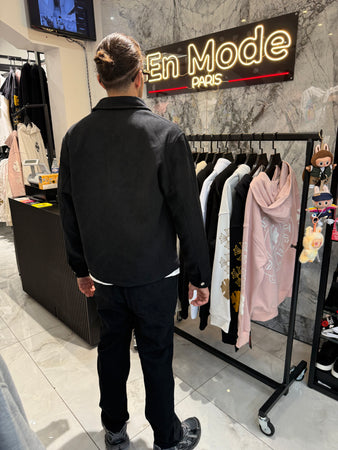 Ensemble Terry Noir Daim