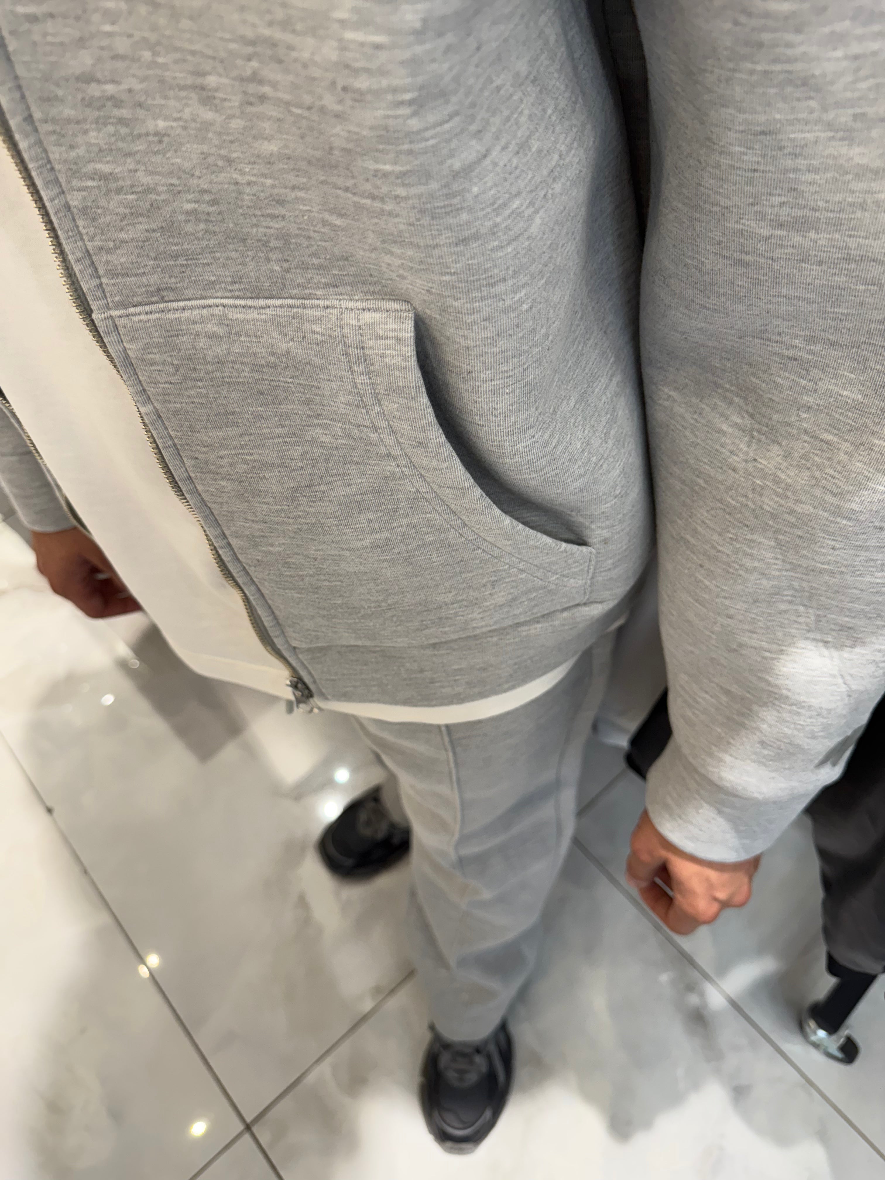 Ensemble Croped Block Gris