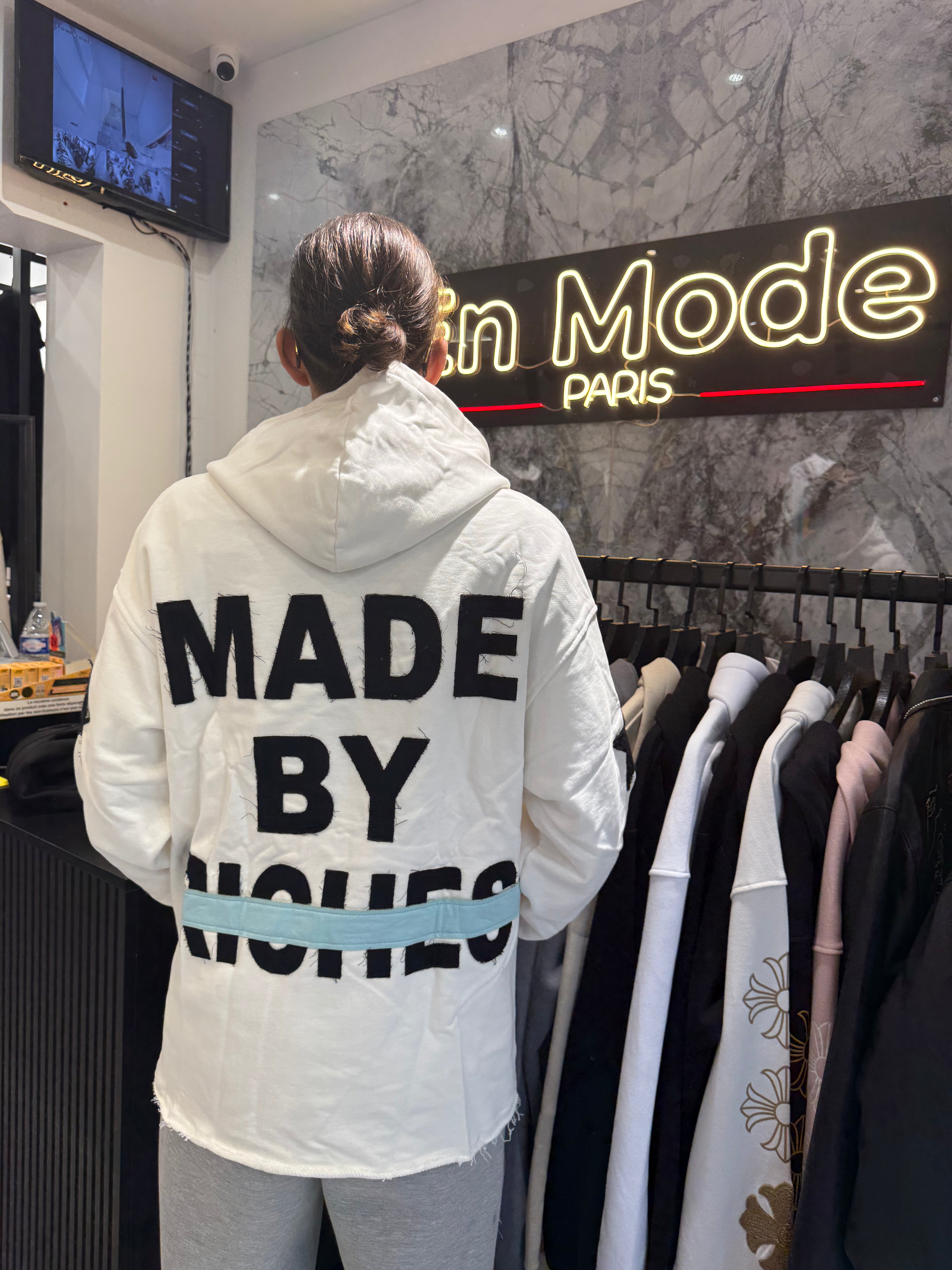 Sweat Made by Riches paris Blanc