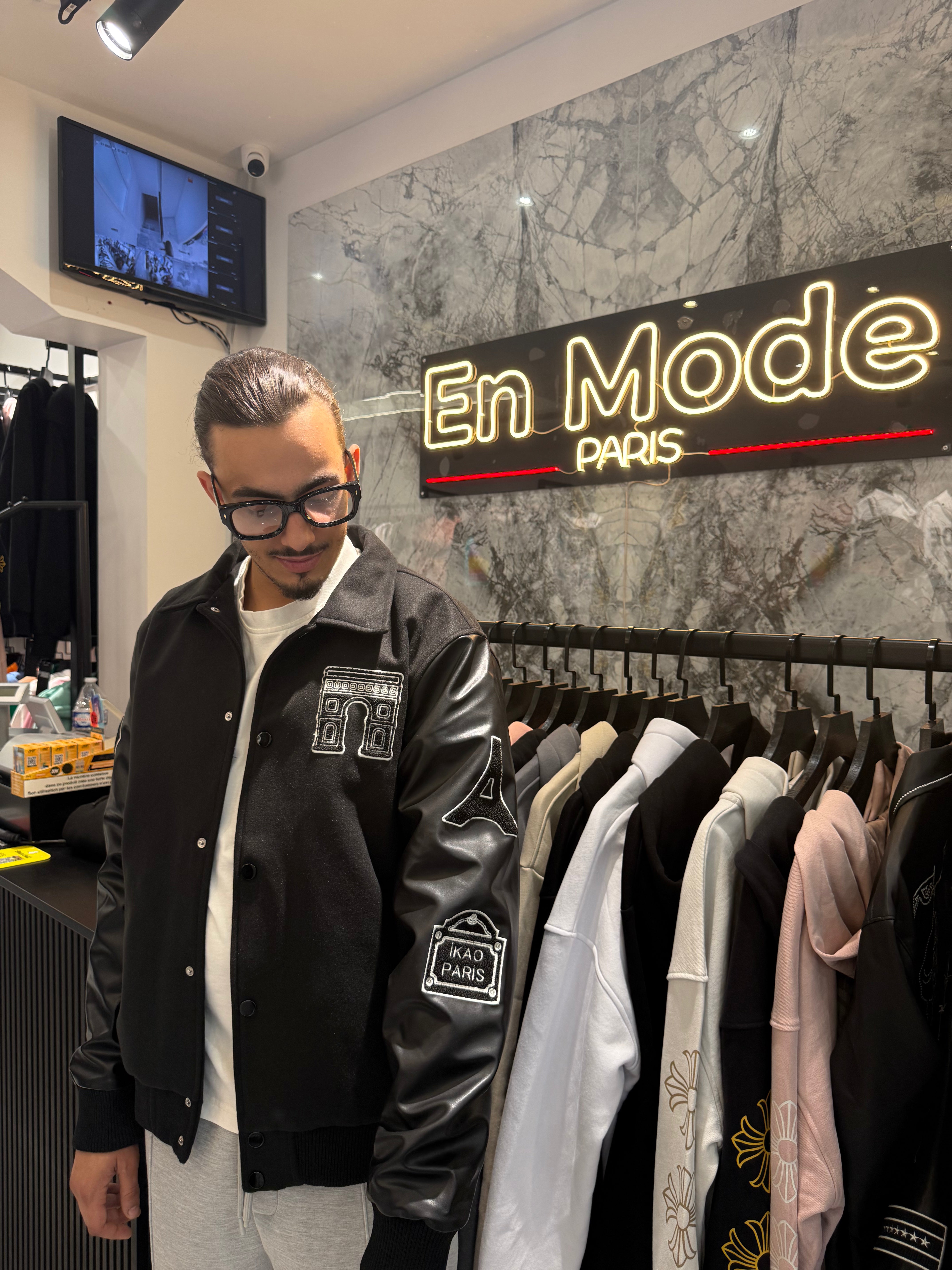 Bombers Teddy Noir Mona Lisa